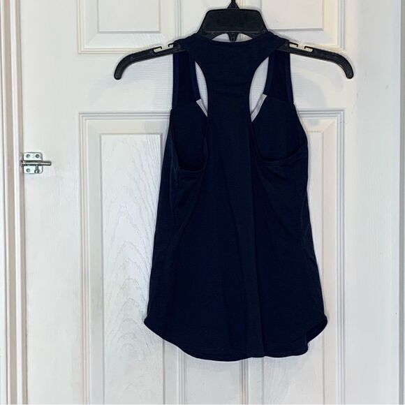 Nike Dri-Fit Navy Blue/White Racerback Tank Size Small - Picture 5 of 8